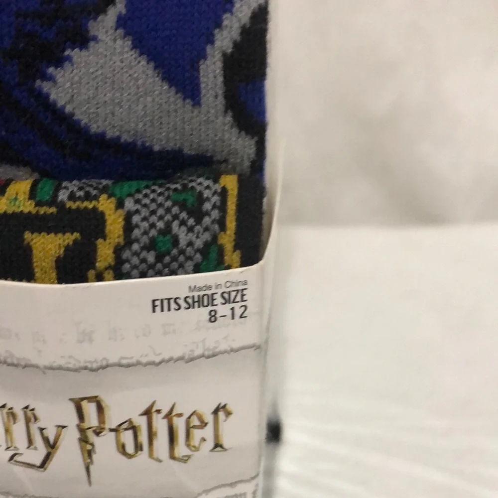 Harry Potter Crest Crew Socks - Multi House Colors